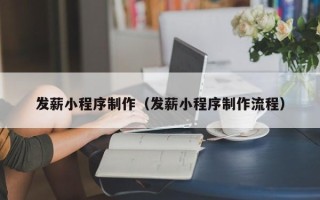 陕西发薪小程序制作（发薪小程序制作流程）
